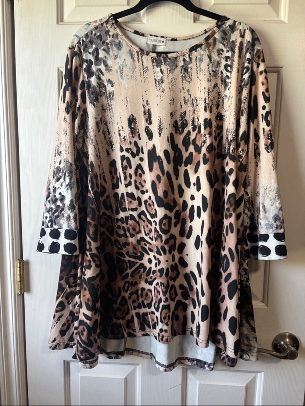 NUGGLES: Flowy Leopard Print Tunic